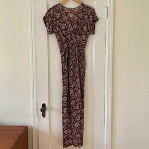 Madewell Wrap-front Maxi Dress in Estate Floral, Size XXS